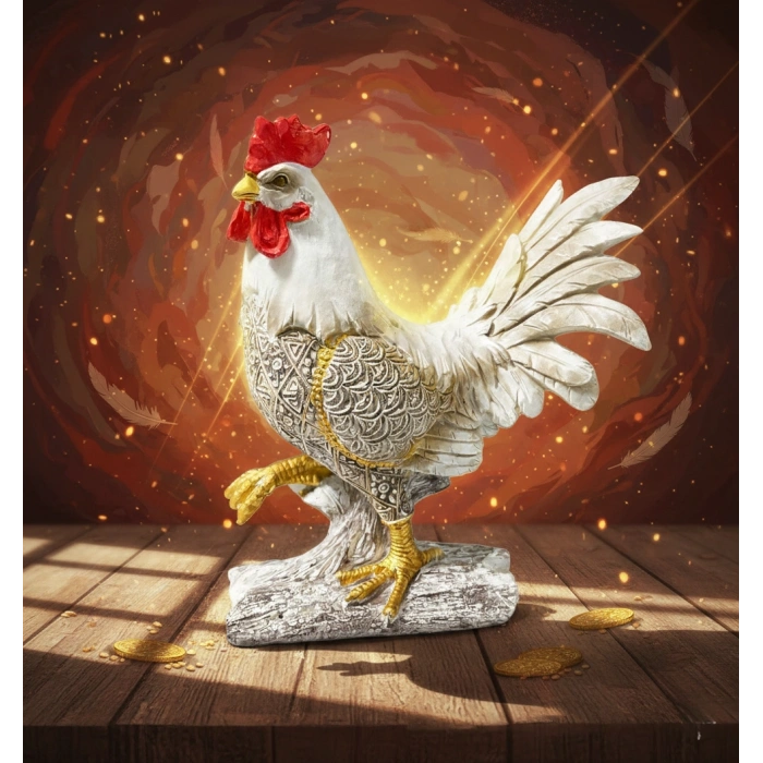 Nevamel® Özel Tasarım Polyester Horoz Figürü