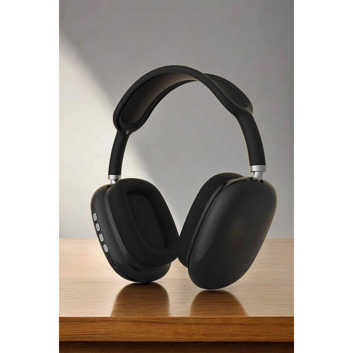 Nevamel P9 Air Max Kablosuz 5.0 Mikrofonlu Bluetooth Kulaklık Beyaz Yüksek Ses Kaliteli