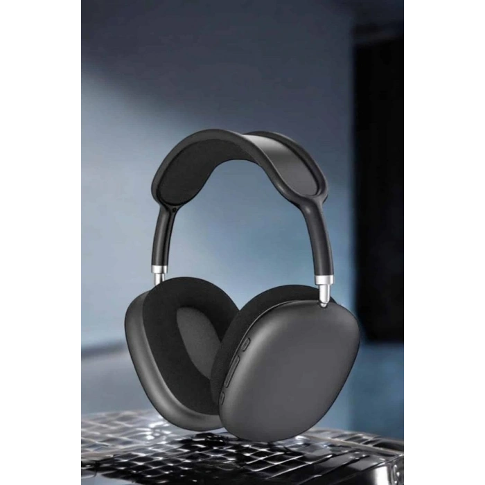 Nevamel P9 Plus Hi-fi Ses Kalitesi Ayarlanabilir Mikrofonlu Bluetooth Kulaklık Siyah