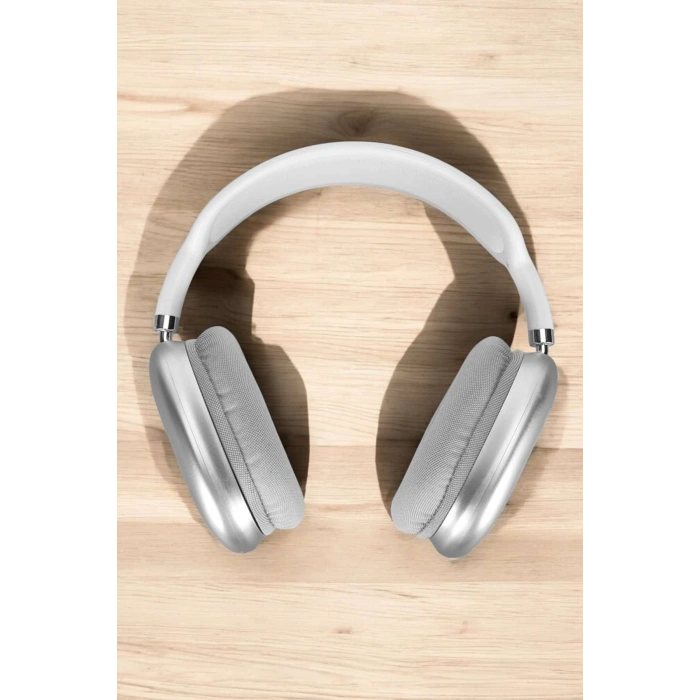 Nevamel P9 Plus Kablosuz Kulak Üstü Bluetooth Kulaklık Beyaz Mikrofonlu Kulaküstü Kablosuz Kulaklık
