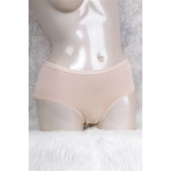 Nevamel® Pamuklu Orta Bel Geniş Bel Lastikli Slip