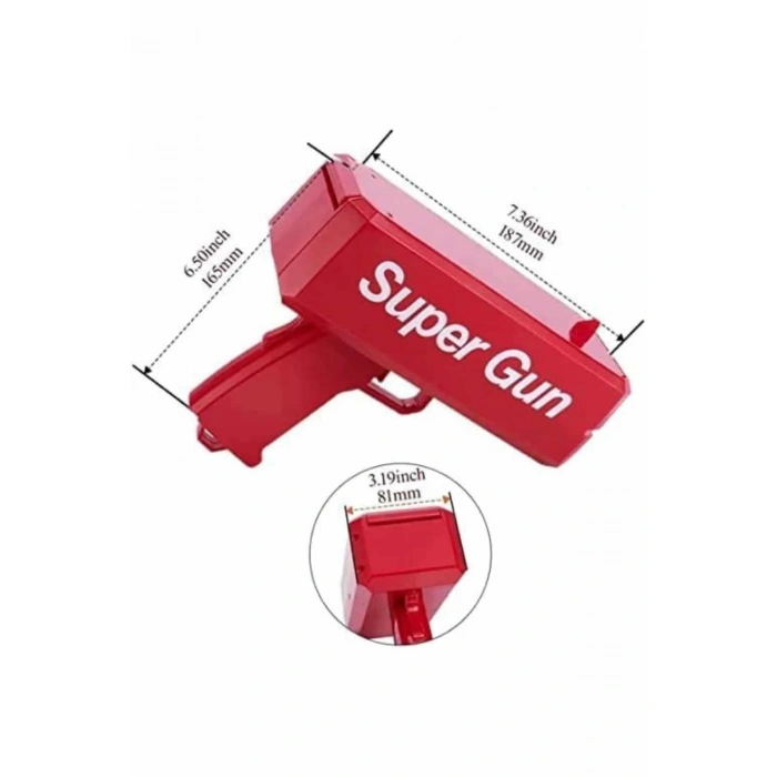 Nevamel Para Dolar Atma Makinası Super Money Gun Para Saçma Fırlatma Tabancası