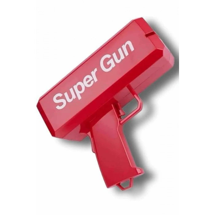 Nevamel® Para Dolar Saçma Para Atma Tabancası Otomatik Kırmızı Oyuncak