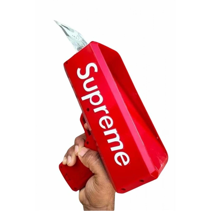 Nevamel Para Dolar Saçma Para Atma Tabancası Otomatik Kırmızı Oyuncak