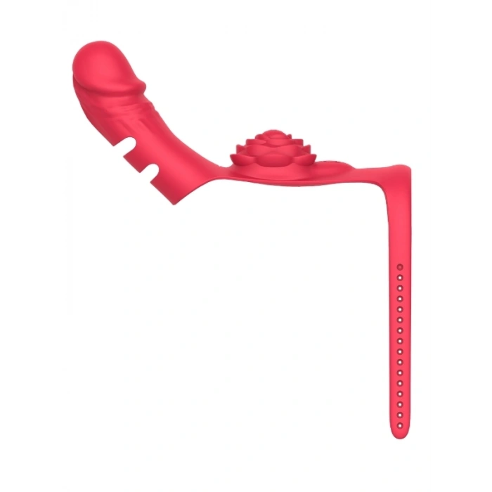 Nevamel® Parmak Takılabilir Fiziksel Dildo + Gül Titreşimli 2&Amp;#39;Si 1 Arada Yeni Tasarım Parmak Vibratörü