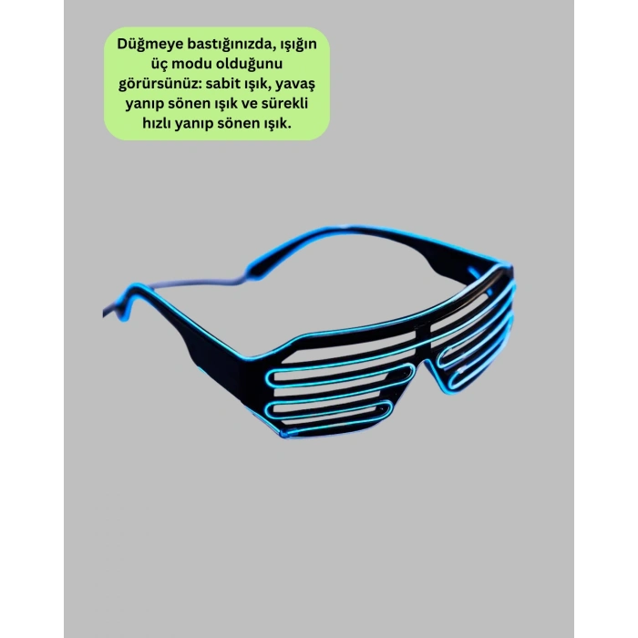 Nevamel® Parti ve Organizasyonlara Özel LED Işıklı Gözlük