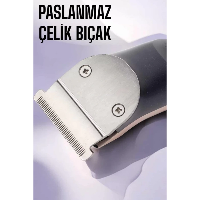 Nevamel® Paslanmaz Çelik Bıçaklı Hassas Çelik Bıçaklı Tıraş Makinesi