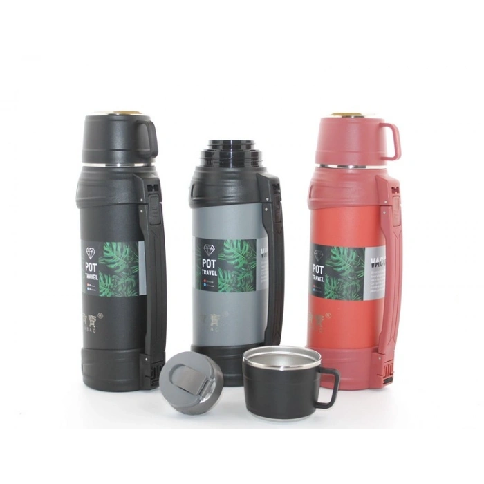 Nevamel Paslanmaz Çelik Çift Katmanlı Termos 1.2 Lt Model 1