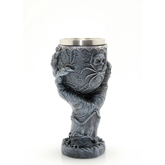 Nevamel Paslanmaz Çelik El Tasarımı Kadeh Bardak Model 1