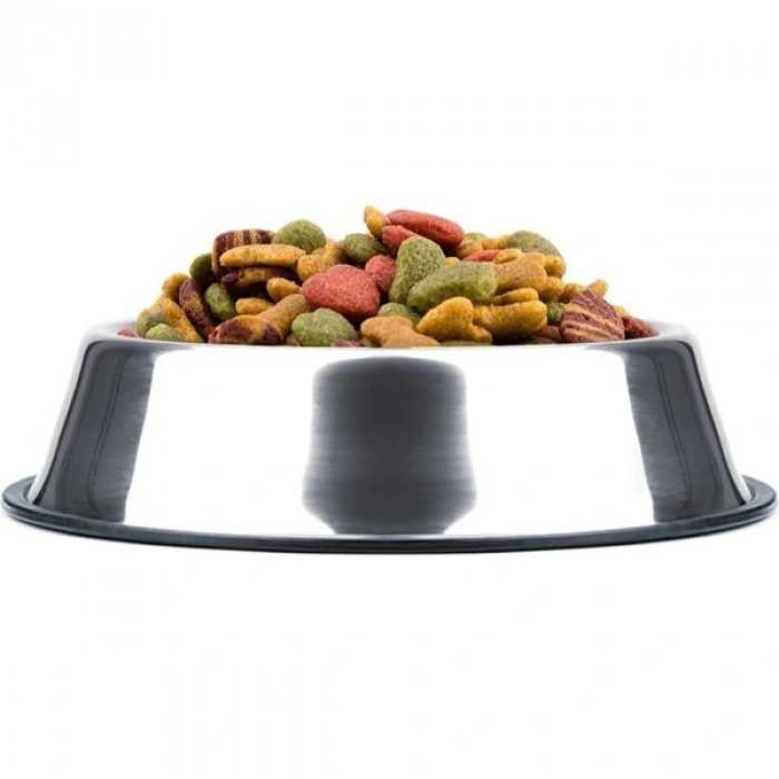 Nevamel Paslanmaz Çelik Metal Mama Kabı 34 cm.