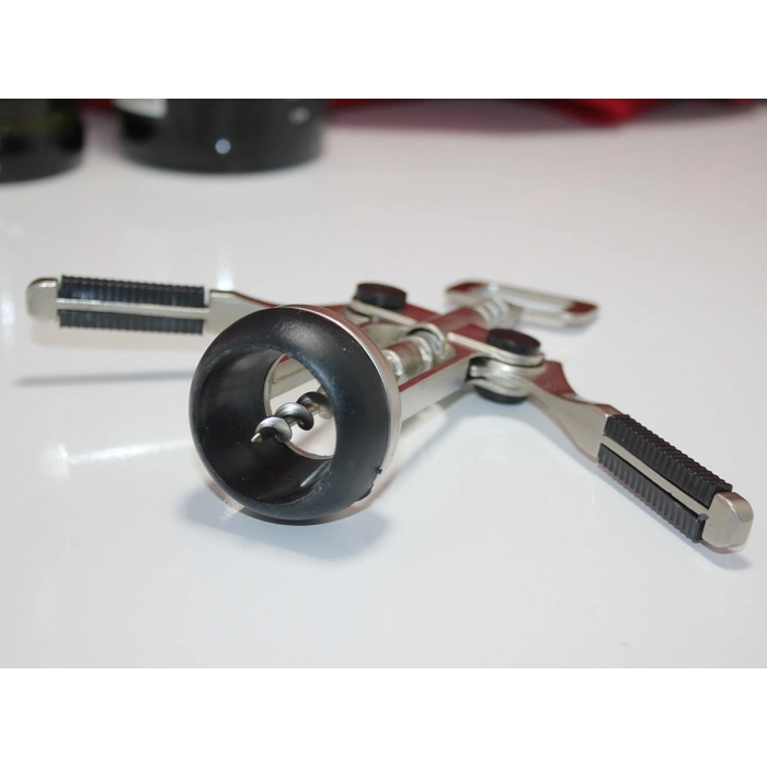 Nevamel Paslanmaz Çelik Tirbuşon Şarap Açacağı Model 4