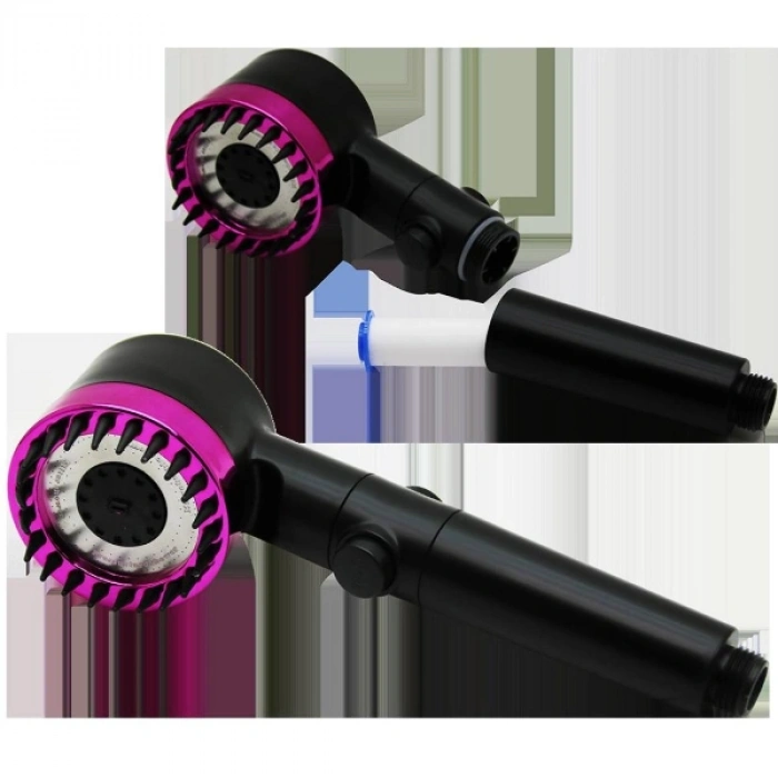 Nevamel® Pembe 3 Modlu Filtreli Duş Başlığı