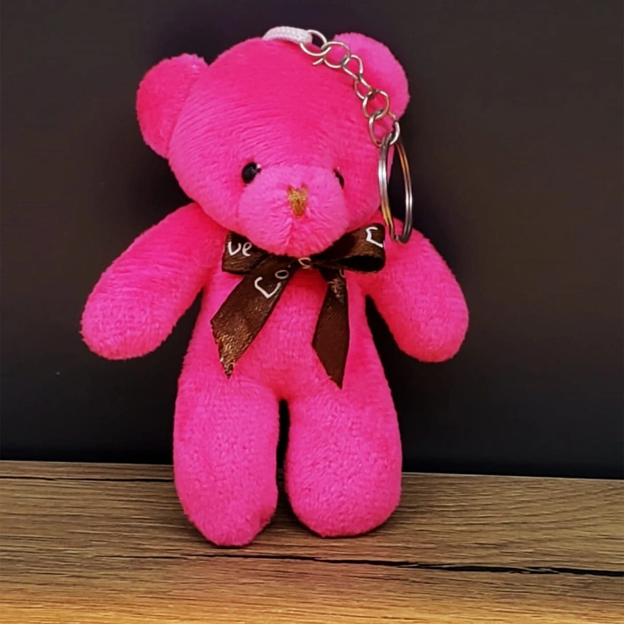 Nevamel Pembe Hediyelik Kese İçinde Ayıcık