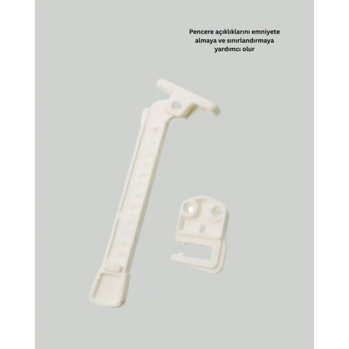 Nevamel® Pencere Cam Emniyet Kilidi Açılma Sınırlayıcı Set