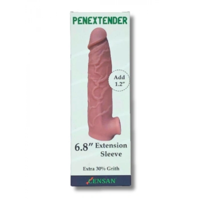 Nevamel® Penextender Testis Girişli Realistik Penis Kılıfı