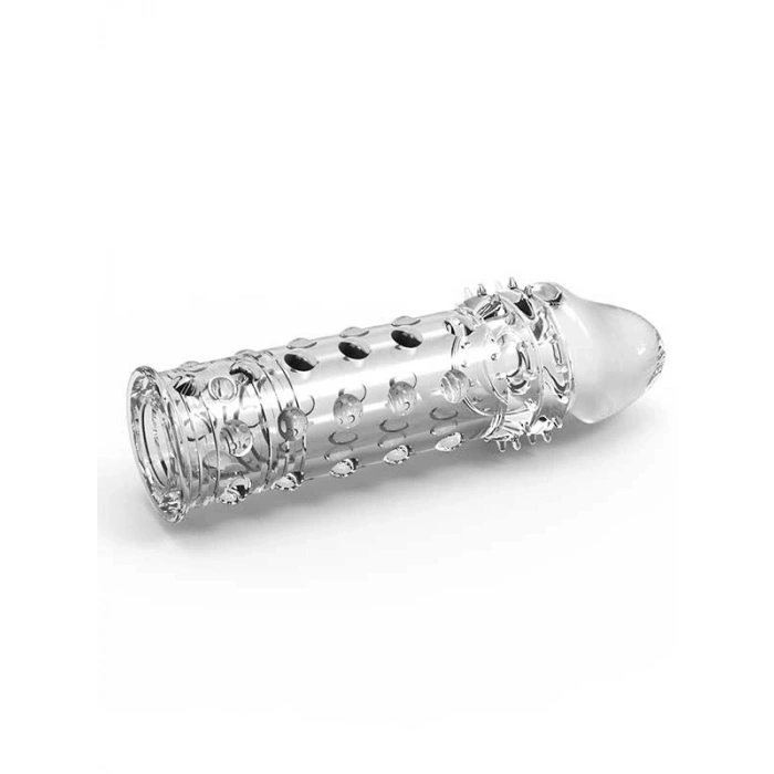Nevamel® Penextender Tırtıklı Saydam Penis Kılıfı 16.3 Cm