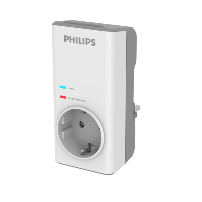 Nevamel® PHILIPS CHP7010W/10 Tekli Akım Korumalı Priz 1140 Joules (Beyaz)(1923)