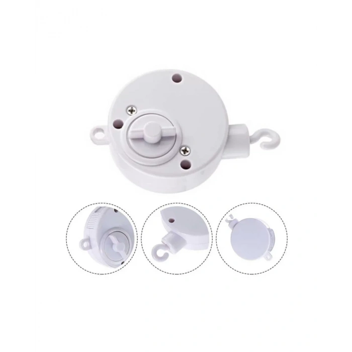 Nevamel® Pil Gerektirmeyen Bebek Uyutucu Müzik Kutusu Pratik Asılabilir Model