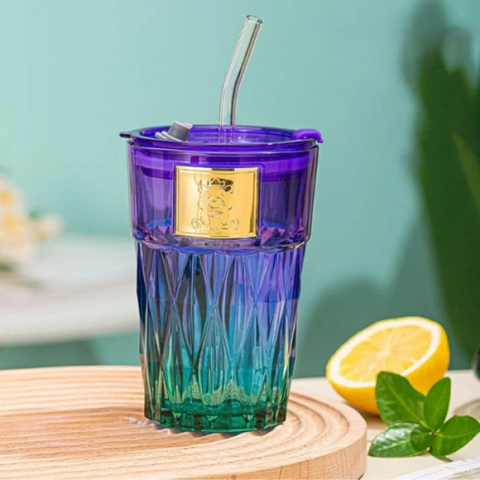 Nevamel Pipetli Cam Bardak