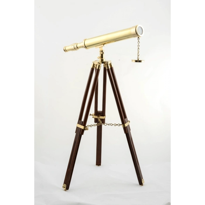 Nevamel Pirinç Ayaklı Teleskop