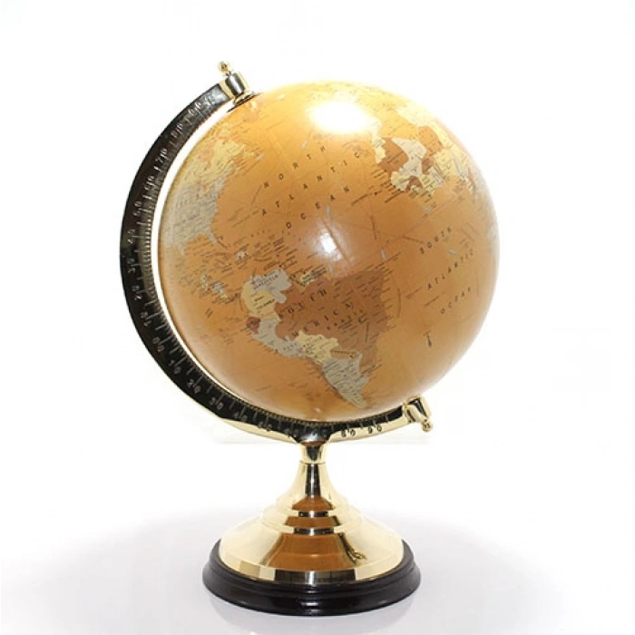 Nevamel® Pirinç Dünya Küre 47 Cm