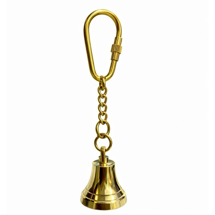 Nevamel® Pirinç Zil Tasarımlı Anahtarlık