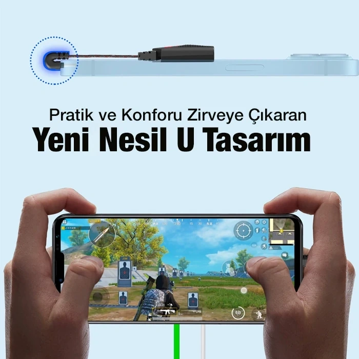 Nevamel PLEXTONE GS1 iPhone Mıknatıslı Lightning to 3.5mm Kulaklık + Hızlı Şarj Adaptörü-(5775)