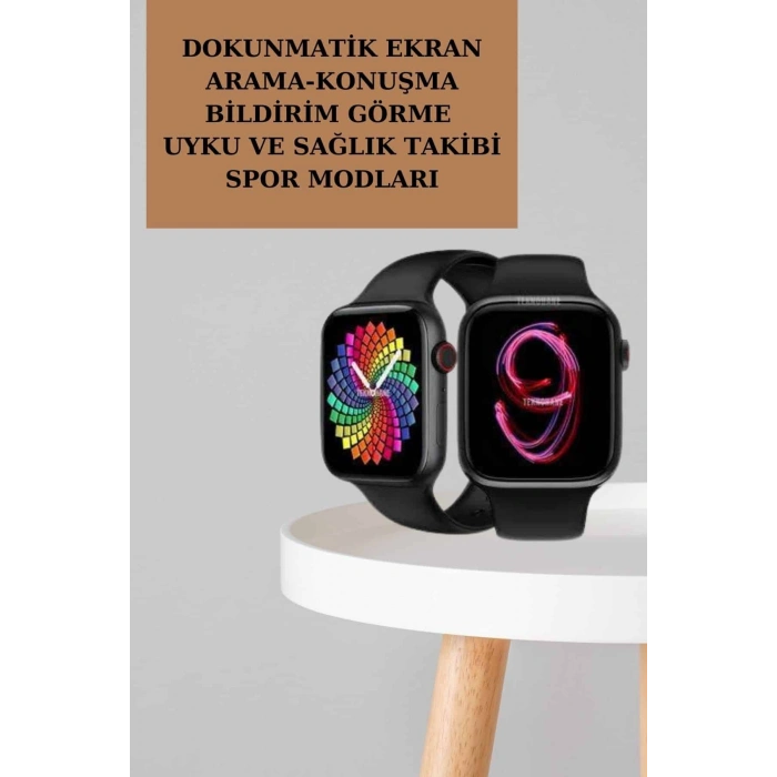 Nevamel Powerbank Bluetooth Kulaklık Ve Yeni Model Akıllı Saat Seti ANC Özelliği Dokunamatik