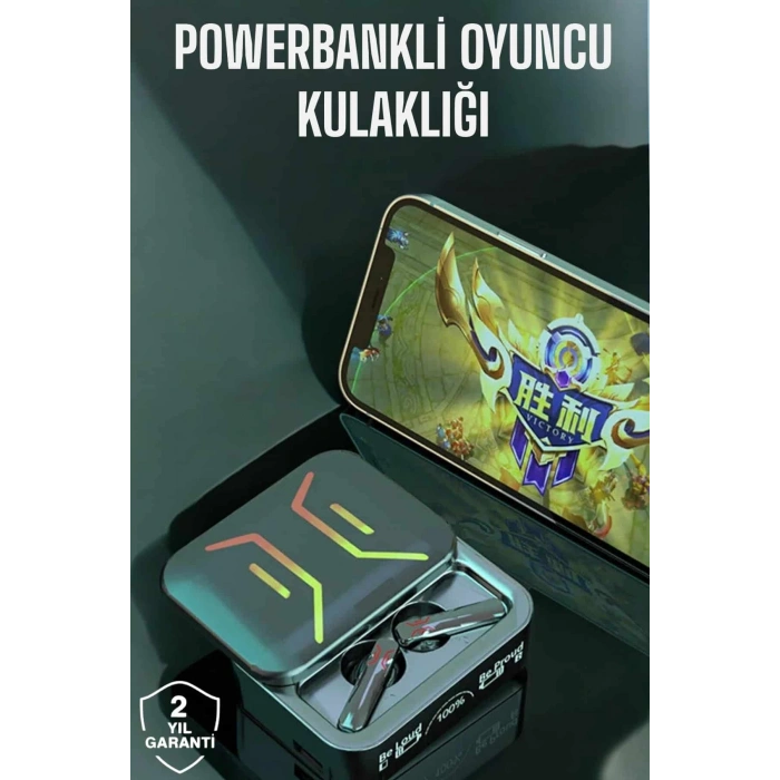 Nevamel Powerbankli Bluetooth Kulaklık Yüksek Ses Kaliteli Kablosuz