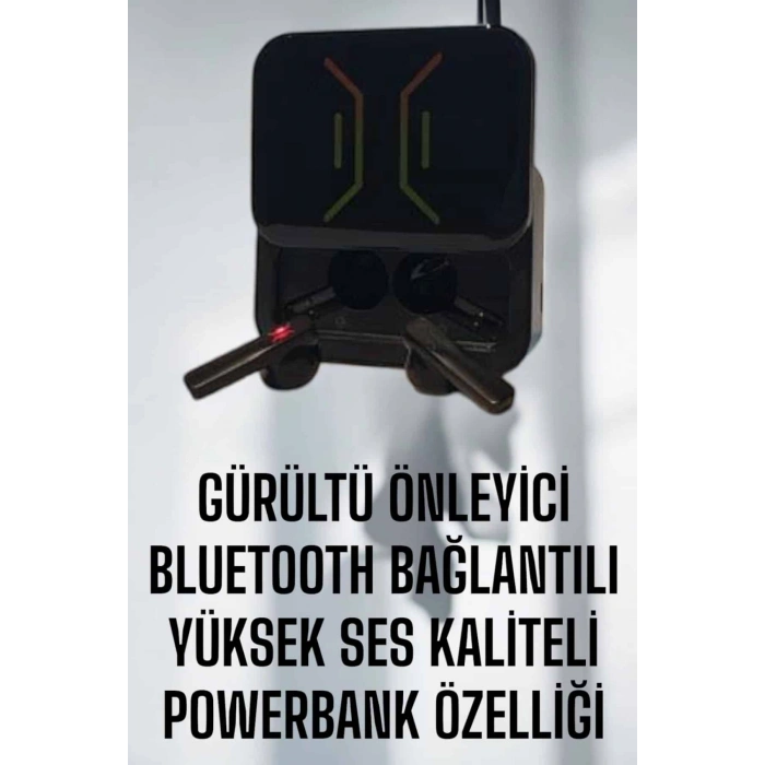 Nevamel Powerbankli Bluetooth Kulaklık Yüksek Ses Kaliteli Kablosuz
