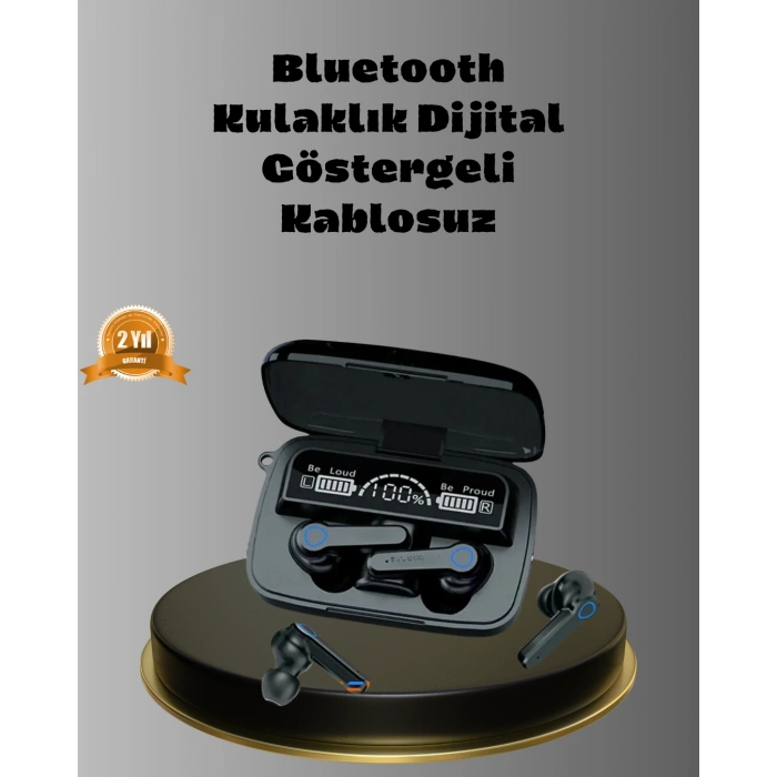 Nevamel® Powerbank’lı M19 Bluetooth Kulaklık – Oyun İçin Düşük Gecikme Uzun Kullanım ve Şarj Desteği