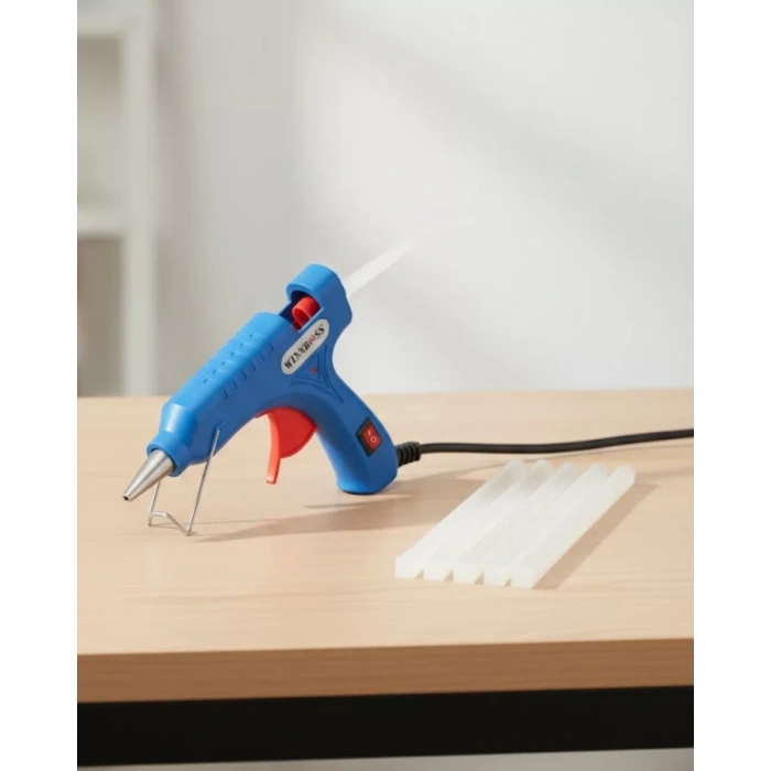 Nevamel® Pratik Kullanımlı 20W Silikon Tabancası 7.5 mm Silikon Uyumlu 5 Adet Hediye Silikon