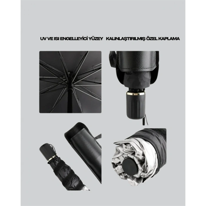 Nevamel Pratik Ön Cam Güneşliği – Geniş Kapsama Alanı Kolay Saklama