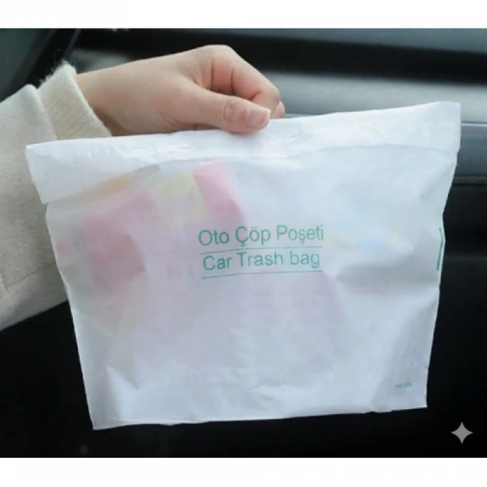 Nevamel Pratik Su Geçirmez Oto Araba Çöp Poşeti 20 Adet