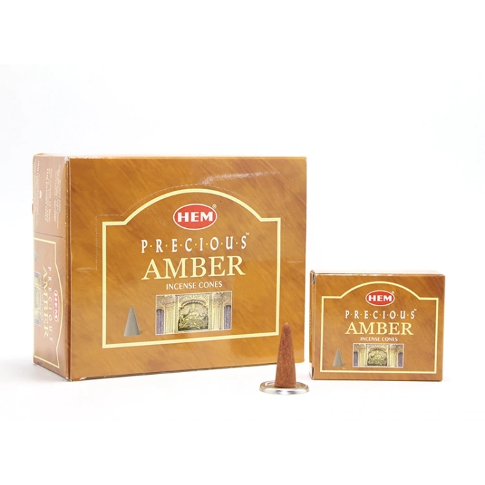 Nevamel Precious Amber Aromalı Konik Tütsü