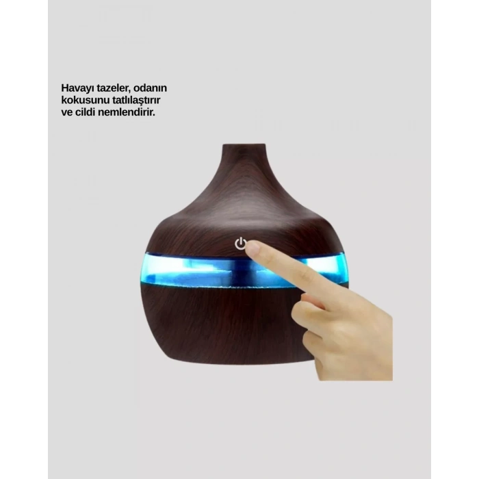 Nevamel® Prizden Çalışan Sessiz Ultrasonik Hava Nemlendirici Difüzör Yeni Nesil