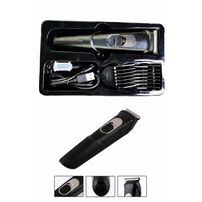 Nevamel® Pro Şarjlı Saç Sakal Tıraş Makinesi Ense Kesme Makinesi Lazer Öncesi Kısaltma