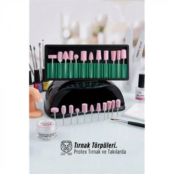 Nevamel® Professional 12 Parça Protez Jel Tırnak Manikür Pedikür Freze Ucu Seti 722927