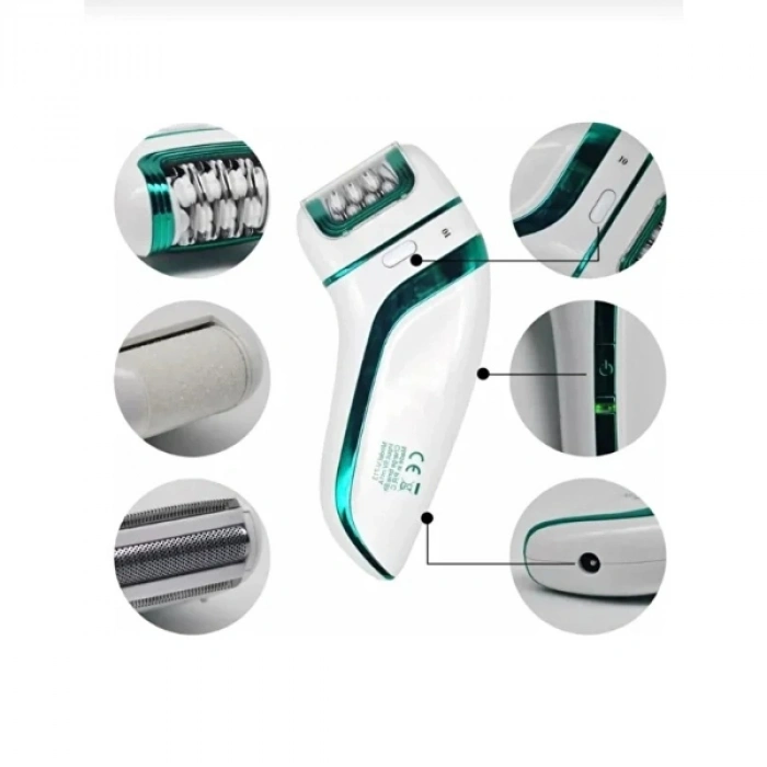 Nevamel Profesyonel 3 Başlıklı Epilasyon Aleti