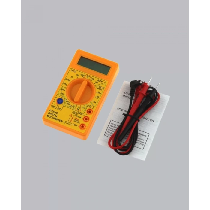 Nevamel® Profesyonel Dijital Multimetre Volt Amper Direnç Ölçümü