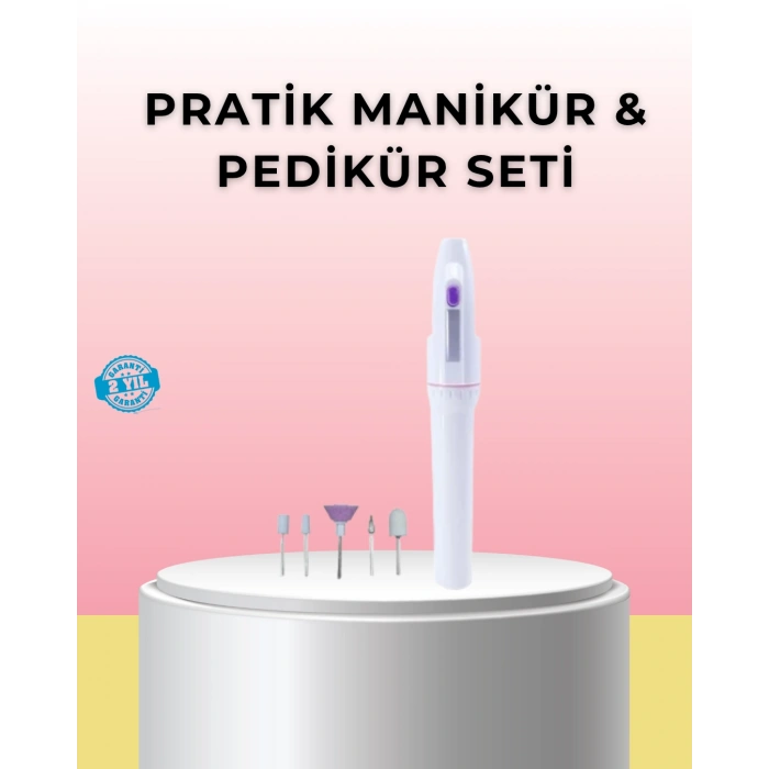 Nevamel® Profesyonel Elektrikli Tırnak Bakım Matkap Seti – Düşük Gürültü ve Taşınabilir Tasarım