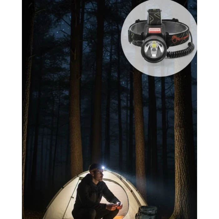 Nevamel® Profesyonel LED Kafa Feneri 3000 Lümen Güçlü Aydınlatma