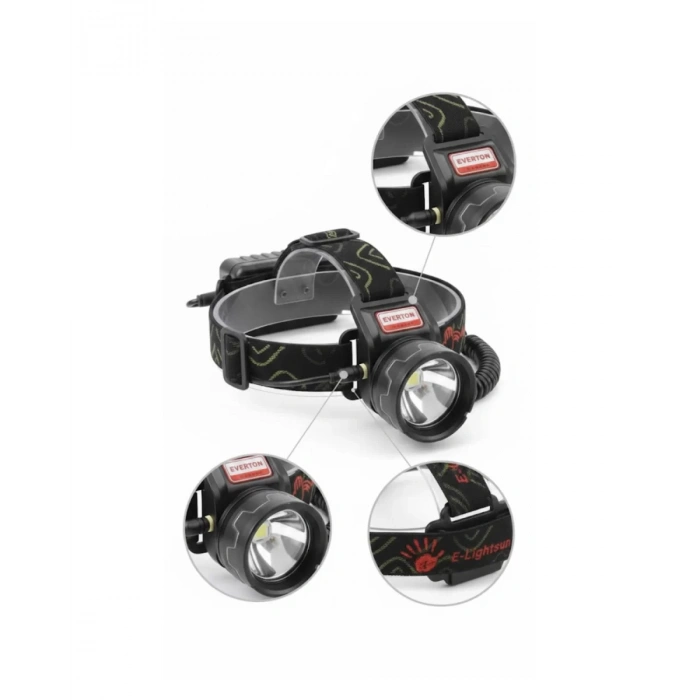 Nevamel® Profesyonel LED Kafa Feneri 3000 Lümen Güçlü Aydınlatma