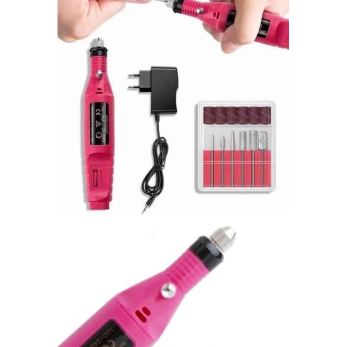 Nevamel Profesyonel Manikür Pedikür Seti Törpü Makinesi Protez Tırnak Çıkarma