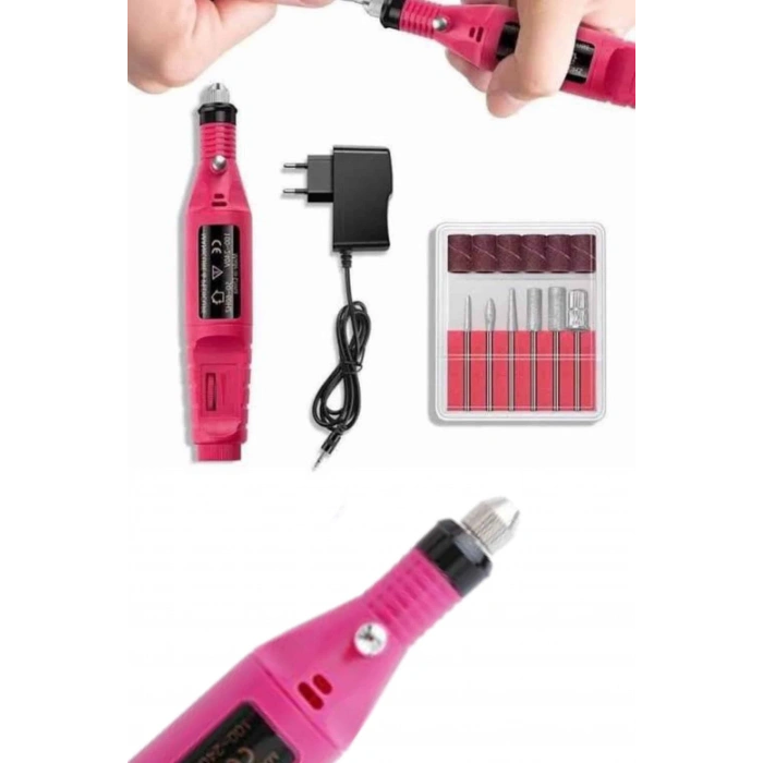 Nevamel Profesyonel Manikür Pedikür Seti Törpü Makinesi Protez Tırnak Çıkarma