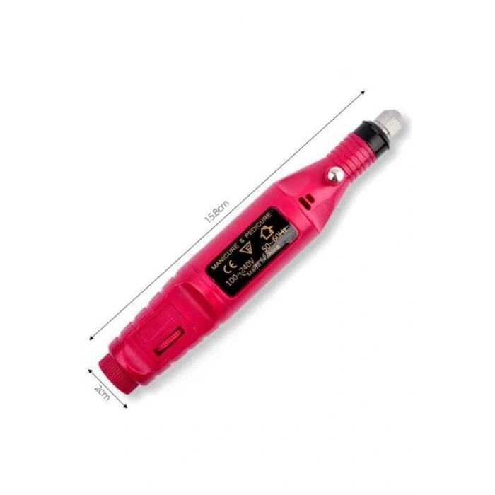 Nevamel Profesyonel Manikür Pedikür Seti Törpü Makinesi Protez Tırnak Çıkarma