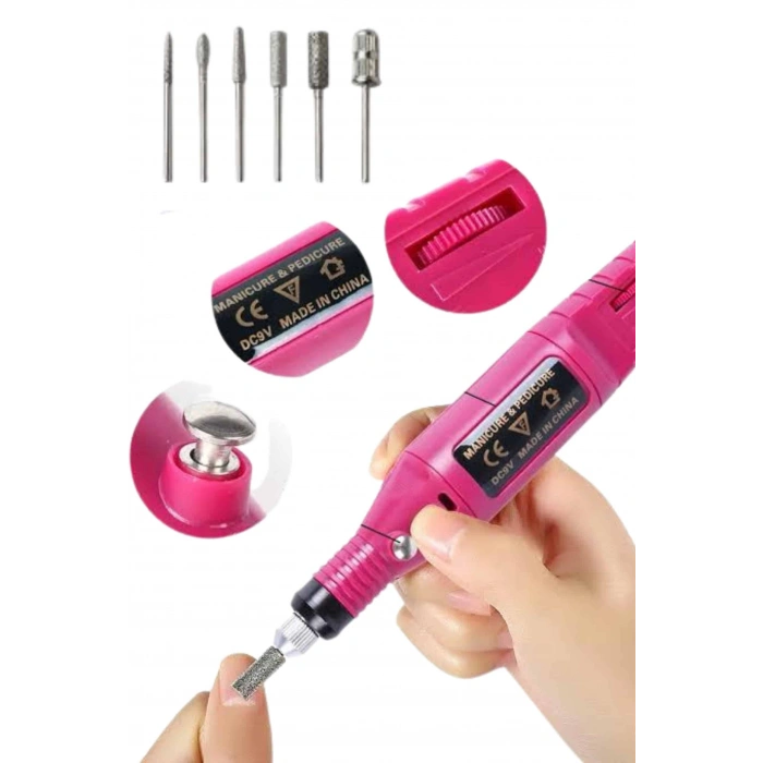 Nevamel Profesyonel Manikür Pedikür Seti Törpü Makinesi Protez Tırnak Çıkarma