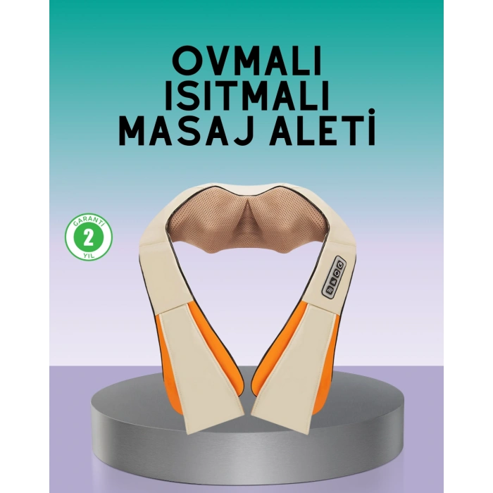 Nevamel® Profesyonel Ovmalı Masaj Aleti Isıtmalı Vücut Masajı İçin Pratik Kullanım
