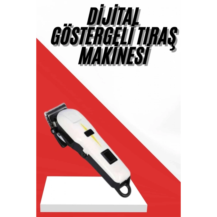 Nevamel® Profesyonel Şarjlı Tıraş Makinesi Turbo Kablosuz Saç Kesme Makinesi