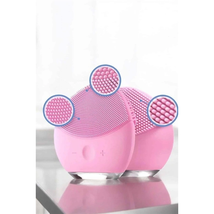 Nevamel Profesyonel Yüz Temizleme Masaj Aleti Su Geçirmez Kablosuz Şarj Özellikli Kolay Temizlenebilir